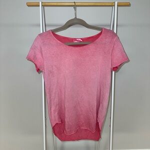 Cotton Candy Pink Short Sleeve Tee